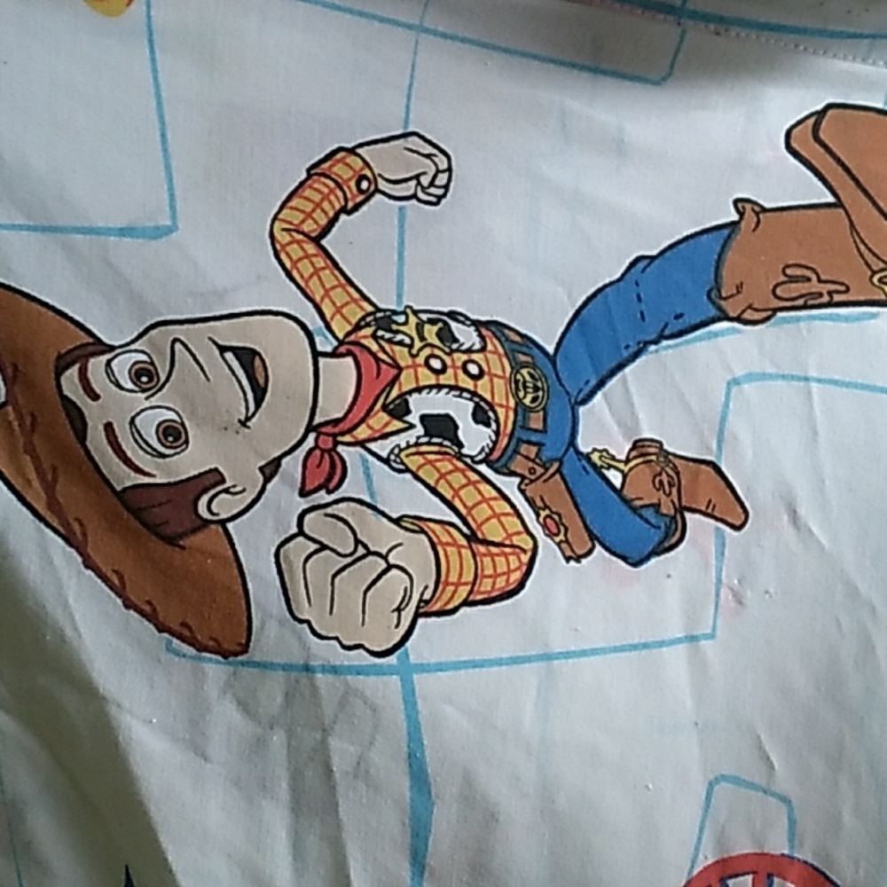 🤠 DISNEY TOY STORY Twin FLAT SHEET      39 X 75 VNPLVC